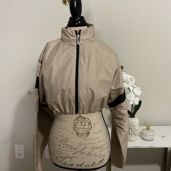Reebok Jackets & Blazers - Reebok Cardi B Women's Tan Jacket